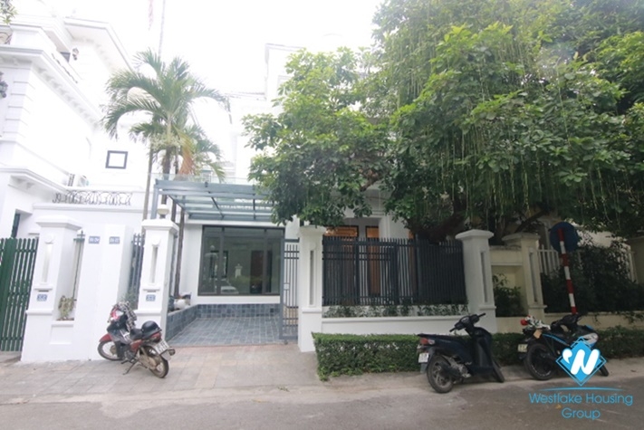 Fully furnished house for rent in Ciputra Compound, Tay Ho, Ha Noi
