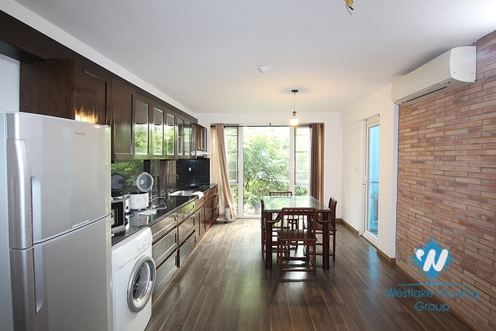 One bedroom in hight floor apartment for rent in Dang Thai Mai st, Tay Ho district.