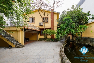 A Nice House with Feng Shui garden for rent in Au Co, Tay Ho