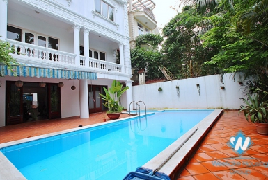 Elegant 4 bedroom house with swimming pool for rent in To Ngoc Van