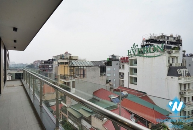 A bright 2 bedrooms apartment with big balcony in Truc Bach, Ba Dinh, Hanoi for rent