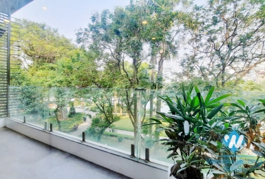 Lake view an office for rent in Truc Bach area