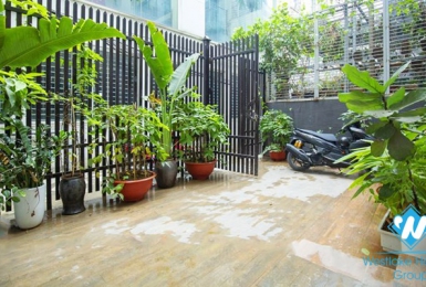 Unfurnished 4 beds house for rent in Au Co st, Tay Ho, Ha Noi