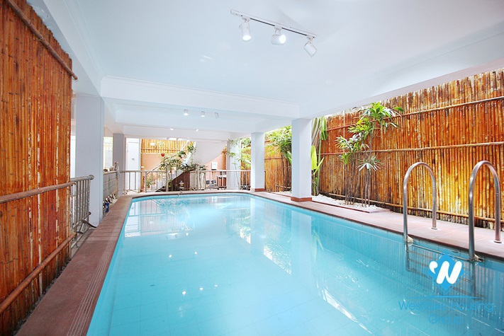 High quality house with 4 bedrooms and swimming pool for rent in Tay Ho, Hanoi, Vietnam