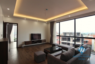 Lake view and high floor 3beds apartment for rent in Dang Thai Mai st, Tay Ho