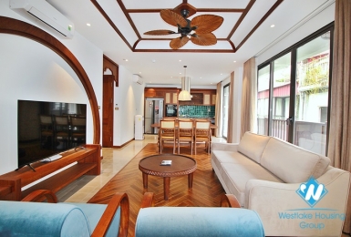 High floor 3 bedrooms apartment for rent in To Ngoc Van st, Tay Ho