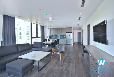 Morden and bright 3 bedrooms apartment for rent in Xuan Dieu, Tay Ho