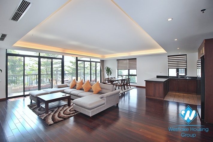 Indochina style apartment for rent in Tu Hoa street, Tay Ho