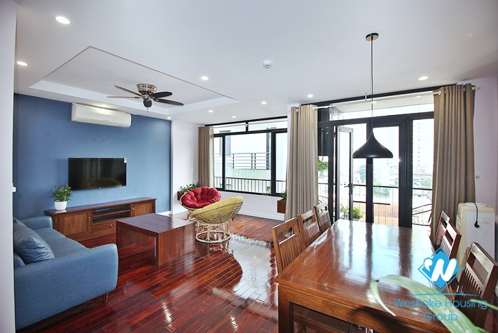 High floor 03 bedrooms apartment for rent in To Ngoc Van Street, Tay Ho, Hanoi