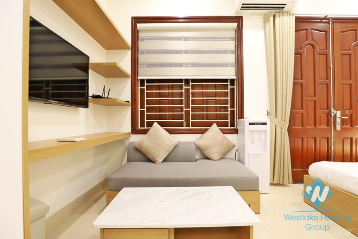 Spacious studio for rent in Kim Ma street, Ba Dinh, Ha Noi