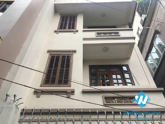 A local 4 bedroom house for rent in Ba Dinh District