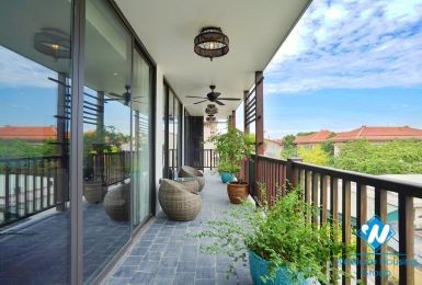 Big four-bedroom apartment for rent in Hoan Kiem