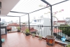 Beautiful studio on high floor with a very  big balcony for rent in Ba Dinh