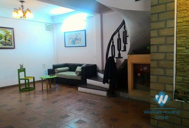 Nice house with fully furnished for rent in Hoang Hoa Tham st, Ba dinh district.