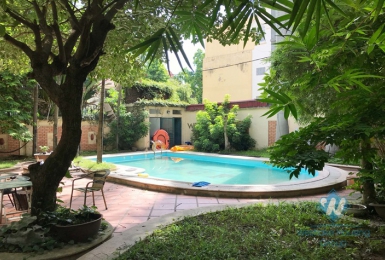 8 bedrooms house for rent in Ba Dinh district, Hanoi.