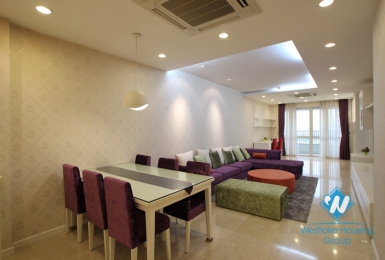 Apartment with nice and modern interior features for rent in Ciputra, Hanoi