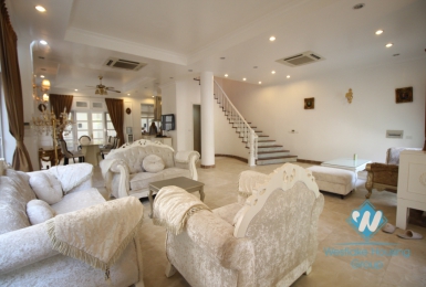 Luxury house for lease in Ciputra compound, Tay Ho, Hanoi
