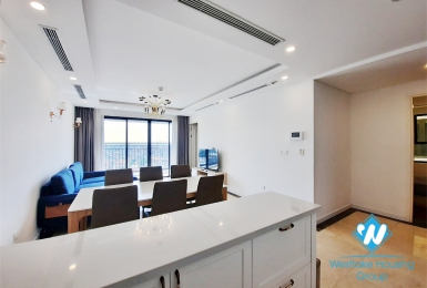Modern 3 bedroom apartment for rent in Xuan Dieu, City view