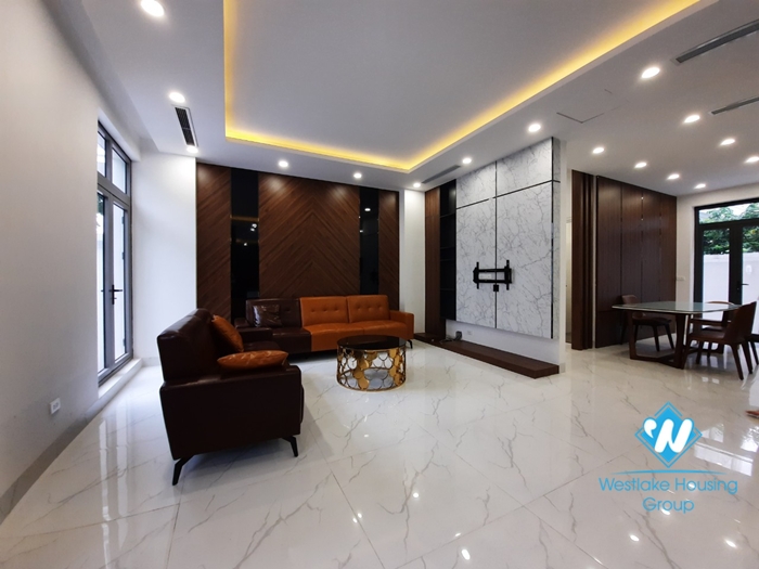 House for rent with modern new interior in Vinhomes Harmony Hanoi