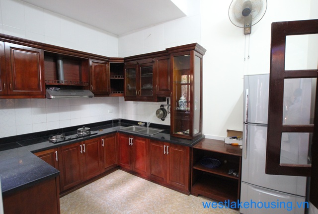 Quiet and bright house for rent in Ciputra, Tay Ho, Ha Noi. Block D